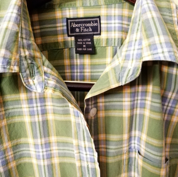 Abercrombie & Fitch flannel shirt, boy's M - Picture 2 of 5